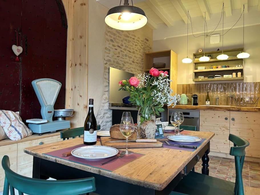 Le Tinailler Grand Standing Au Coeur Des Vignes Villa Prissé Kültér fotó